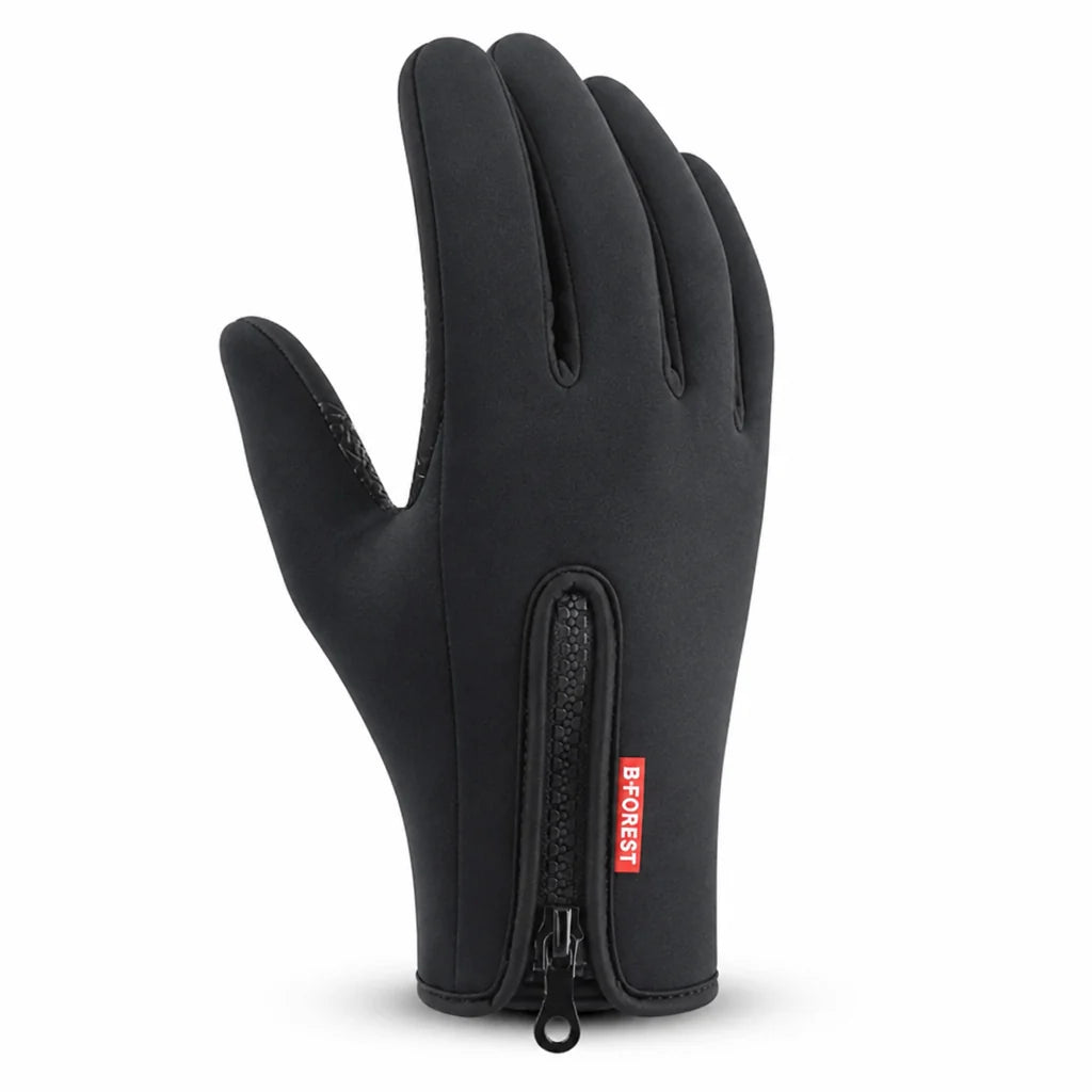 Waterproof & Windproof Fleece-Lined Winter Gloves with Touchscreen Function