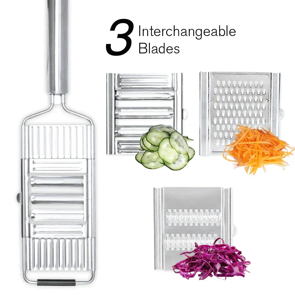 Vegetable Slicer With Stainless Steel Blades