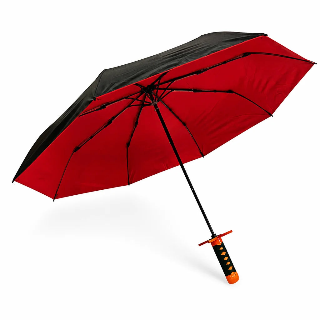 Windproof and UV-safe Foldable Umbrella in Katana Style