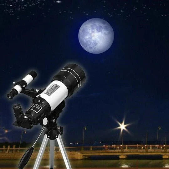 Astronomy Telescope 70mm Aperture Refractor Aluminum Tripod
