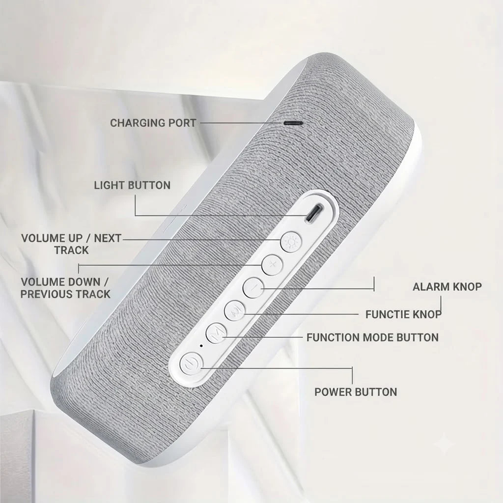 Wireless Charging Station | With Alarm Clock and Temperature Display