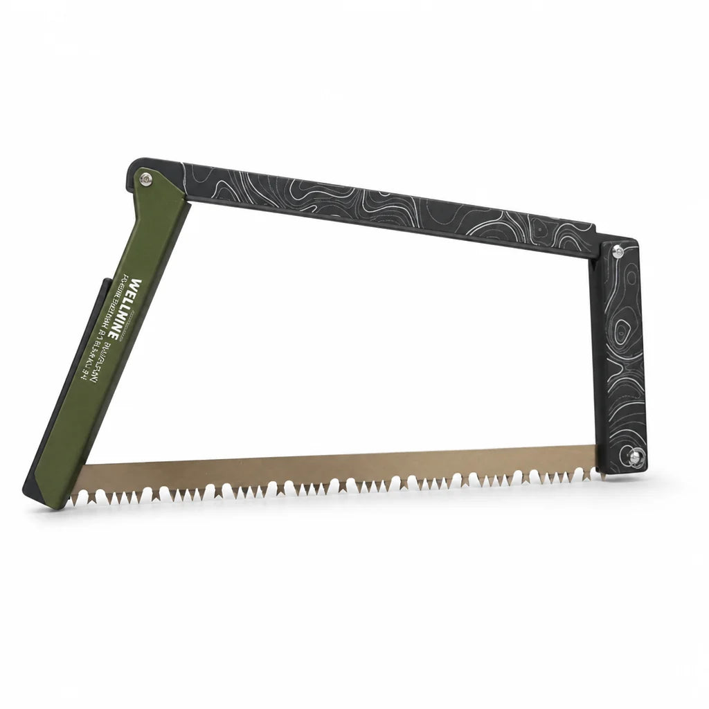 Folding Saw with Manganese Steel Blade and Aluminum Housing