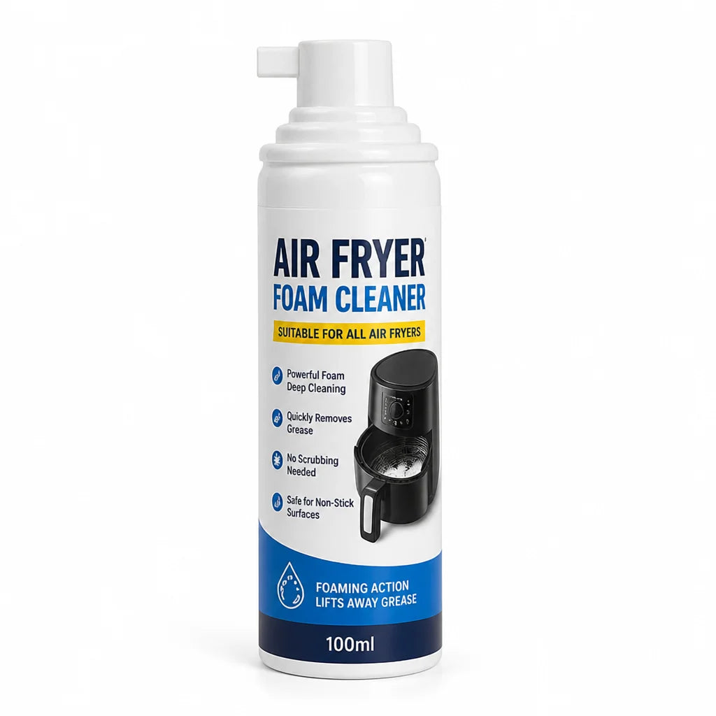 Air Fryer Cleaner Foam Degreaser & Nonstick Safe (3.4 fl oz)