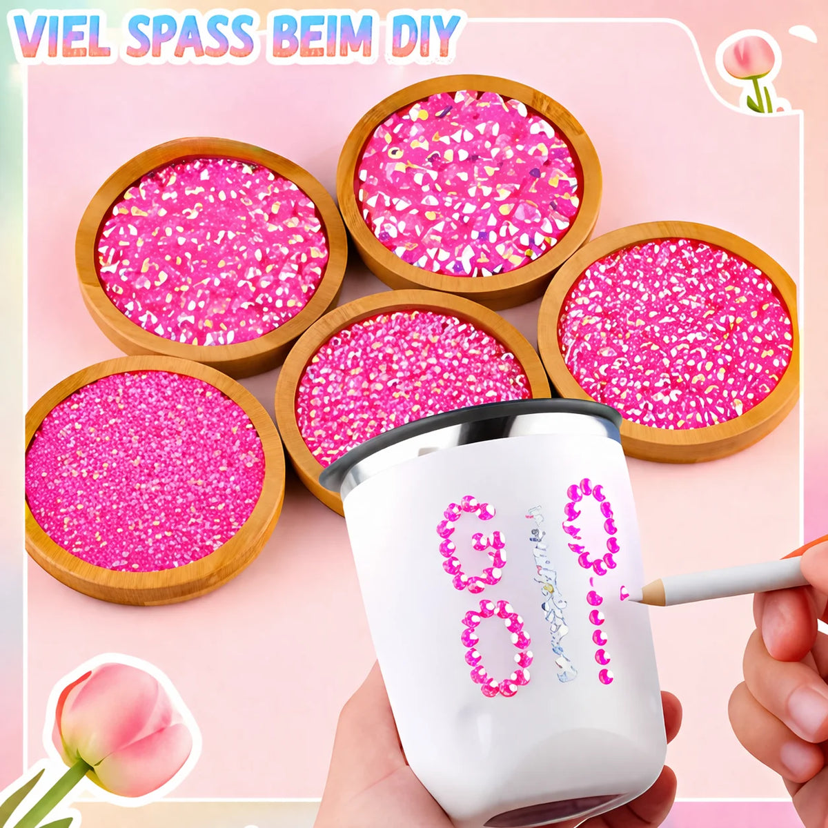 StarlitePop™ Flat Rhinestones — Add Magical Shine to Your DIY Projects That Captivates Every Eye!