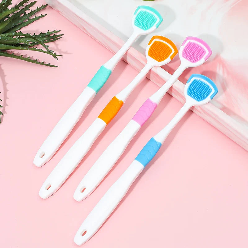 Tongue Cleaner with Silicone Head