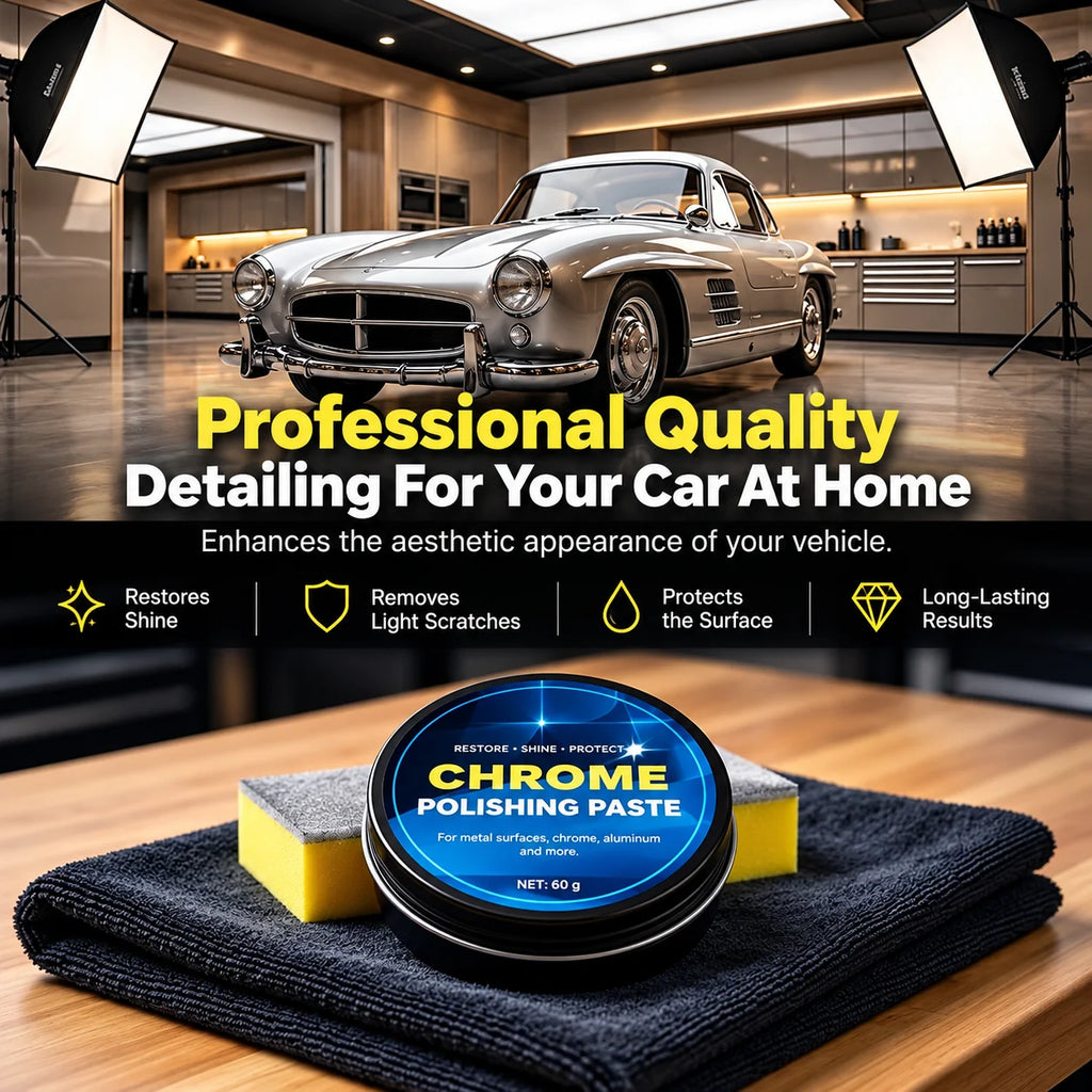 Chrome Repair Paste with Sponge 50g