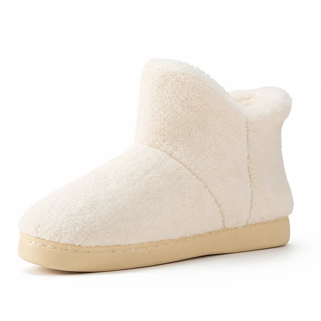 Soft Fleece-Lined Anti-Slip Slippers (Large Sizes)