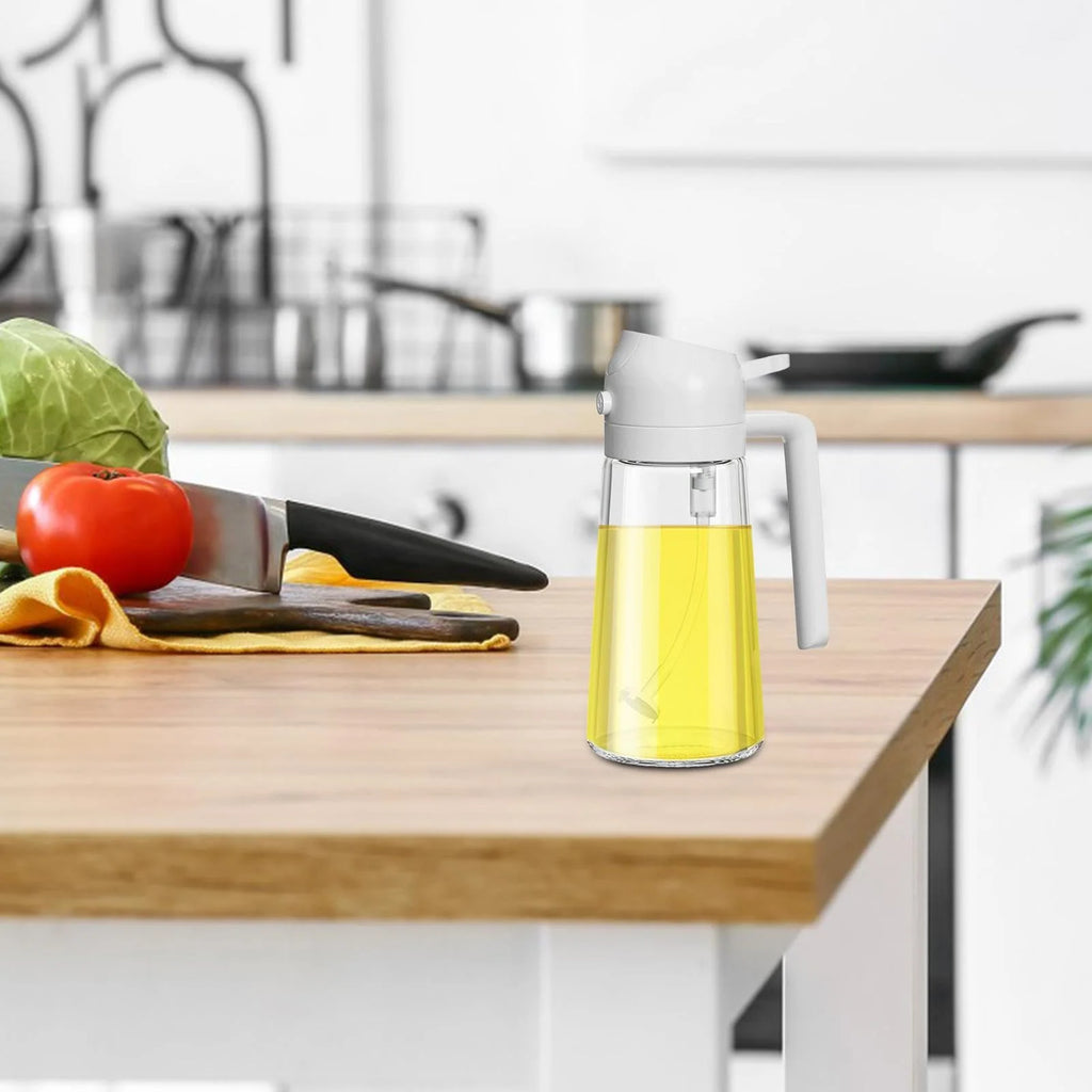Oil Dispenser Bottle Glass Cooking Sprayer