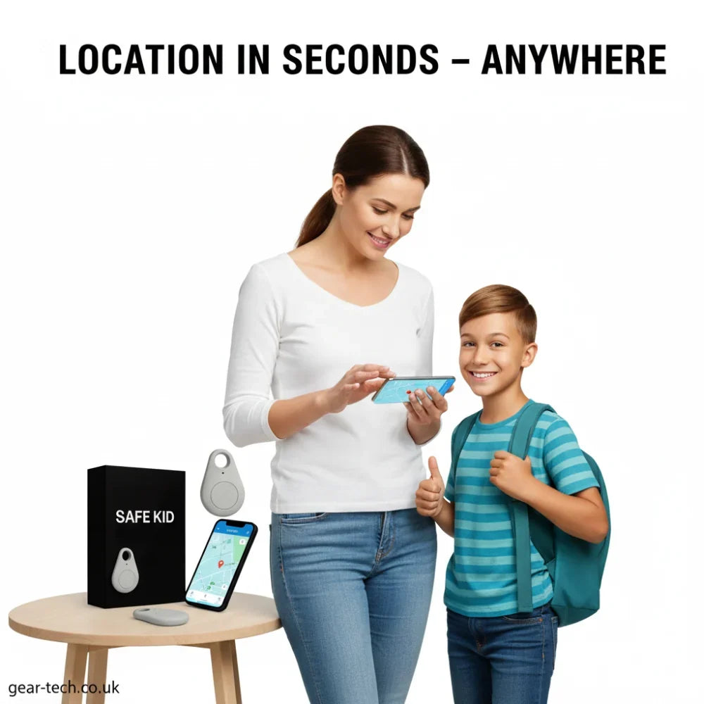 GPS Tracker for Kids, SOS Emergency Button