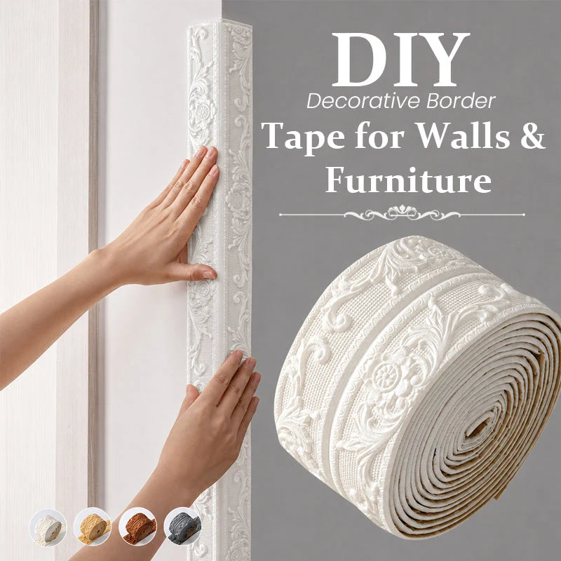 Self-adhesive Decorative Molding for Walls & Furniture