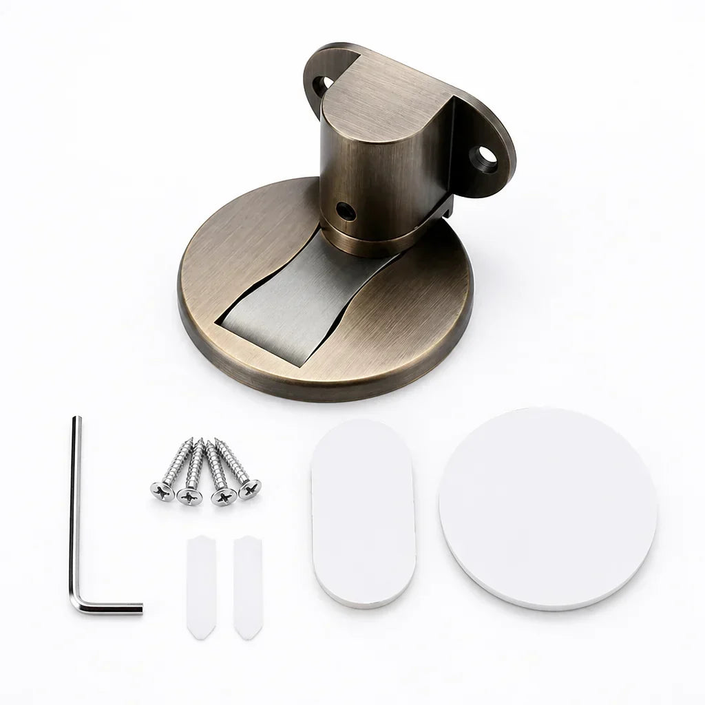 Rust-resistant Magnetic Door Stopper (Adjustable 0.51 to 3.05 cm)